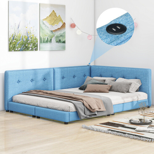 Modern upholstered platform - upholstered,