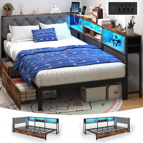 Twin corner bed - bed, frame